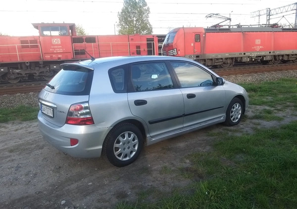 Honda Civic cena 7300 przebieg: 271000, rok produkcji 2004 z Sopot małe 631